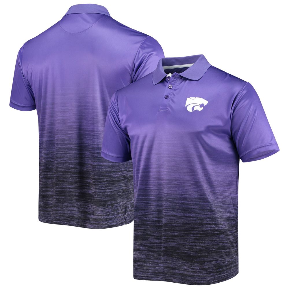 Men's Colosseum Purple Kansas State Wildcats Marshall Polo