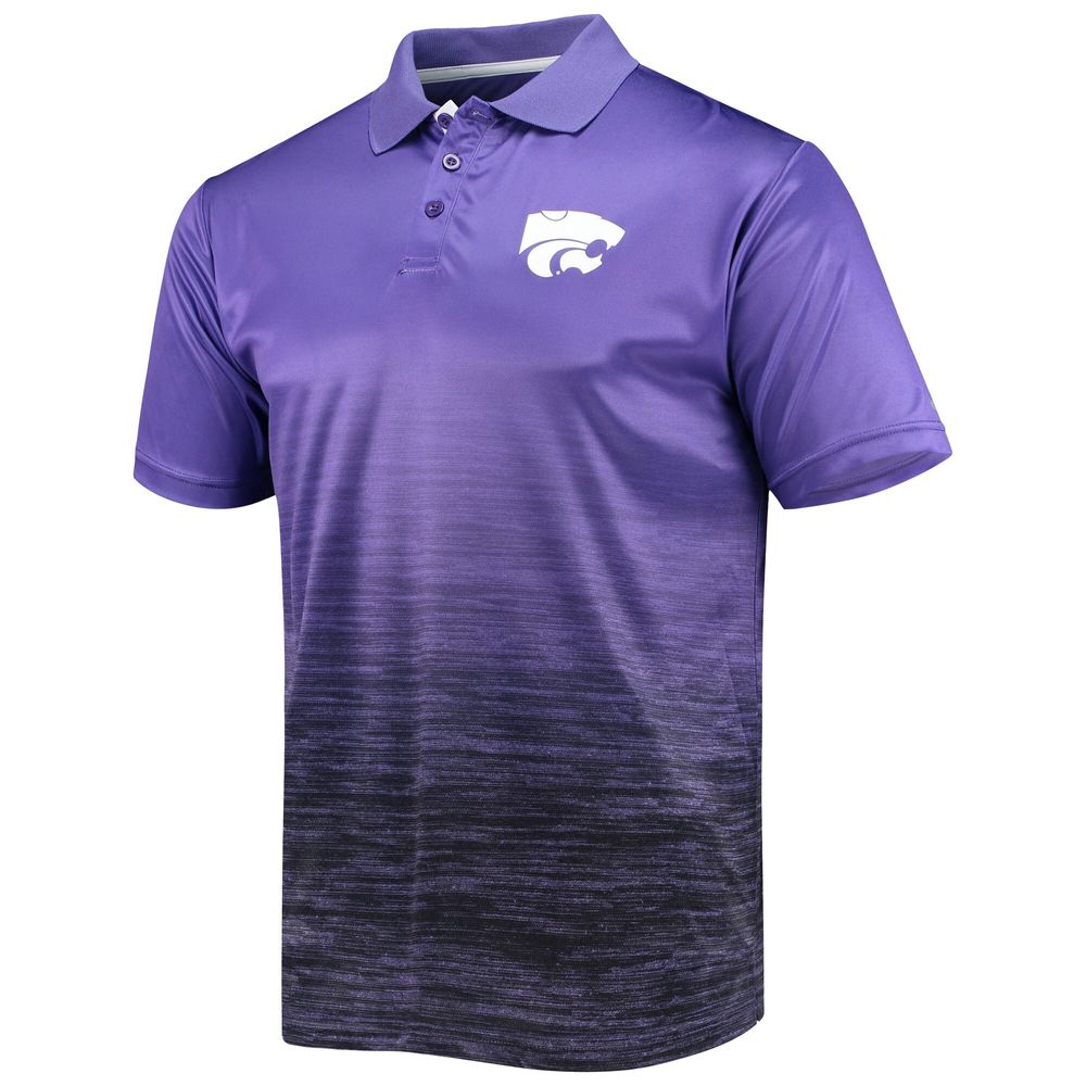 Men's Colosseum Purple Kansas State Wildcats Marshall Polo