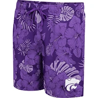 Men's Colosseum Purple Kansas State Wildcats The Dude Swim Shorts