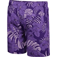 Men's Colosseum Purple Kansas State Wildcats The Dude Swim Shorts