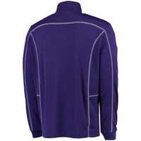 Men's Columbia Golf Purple Kansas State Wildcats Shotgun Omni-Wick Quarter-Zip Pullover Jacket