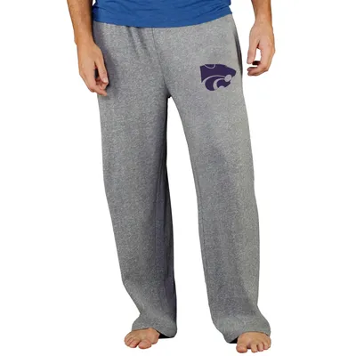 Kansas State Wildcats Concepts Sport Mainstream Terry Pants - Gray