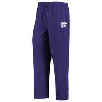 Men's Concepts Sport Purple/Heathered Charcoal Kansas State Wildcats Meter Long Sleeve T-Shirt & Pants Sleep Set