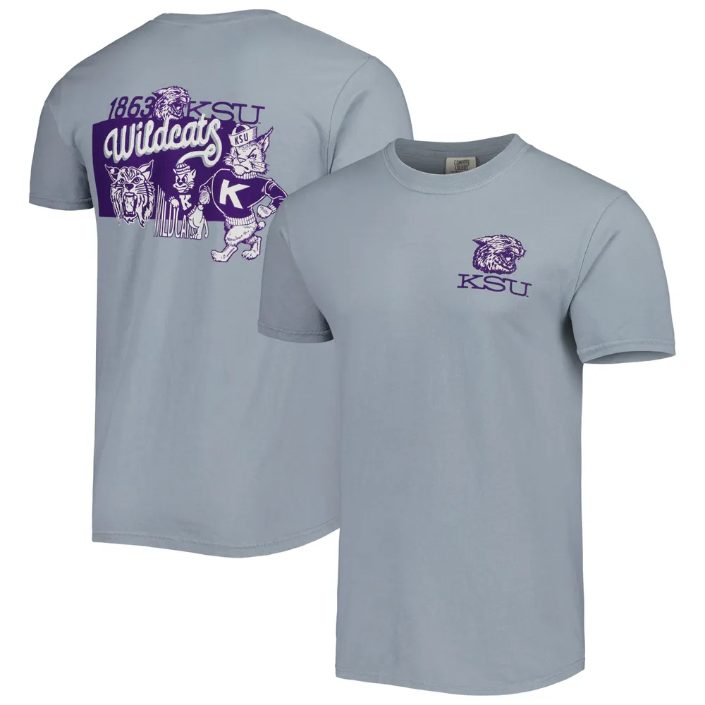 T-shirt Graphite Kansas State Wildcats Vault Comfort pour homme