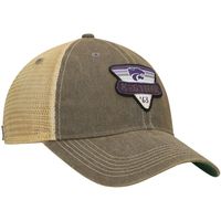 Men's Gray Kansas State Wildcats Legacy Point Old Favorite Trucker Snapback Hat