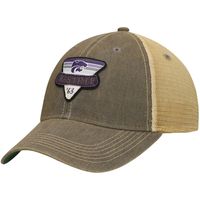 Men's Gray Kansas State Wildcats Legacy Point Old Favorite Trucker Snapback Hat