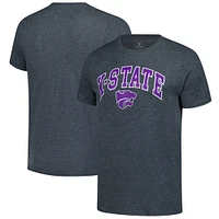 T-shirt basique Arch pour homme, charbon de bois, Kansas State Wildcats