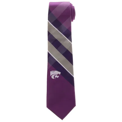 Kansas State Wildcats Woven Poly Grid Tie
