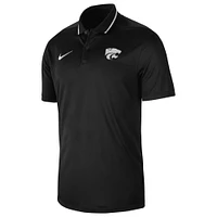 Polo performance entraîneurs de la ligne touche des Wildcats l'État du Kansas 2023 Nike pour homme - noir