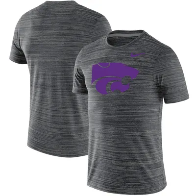Kansas State Wildcats Nike Big & Tall Velocity Performance T-Shirt - Black