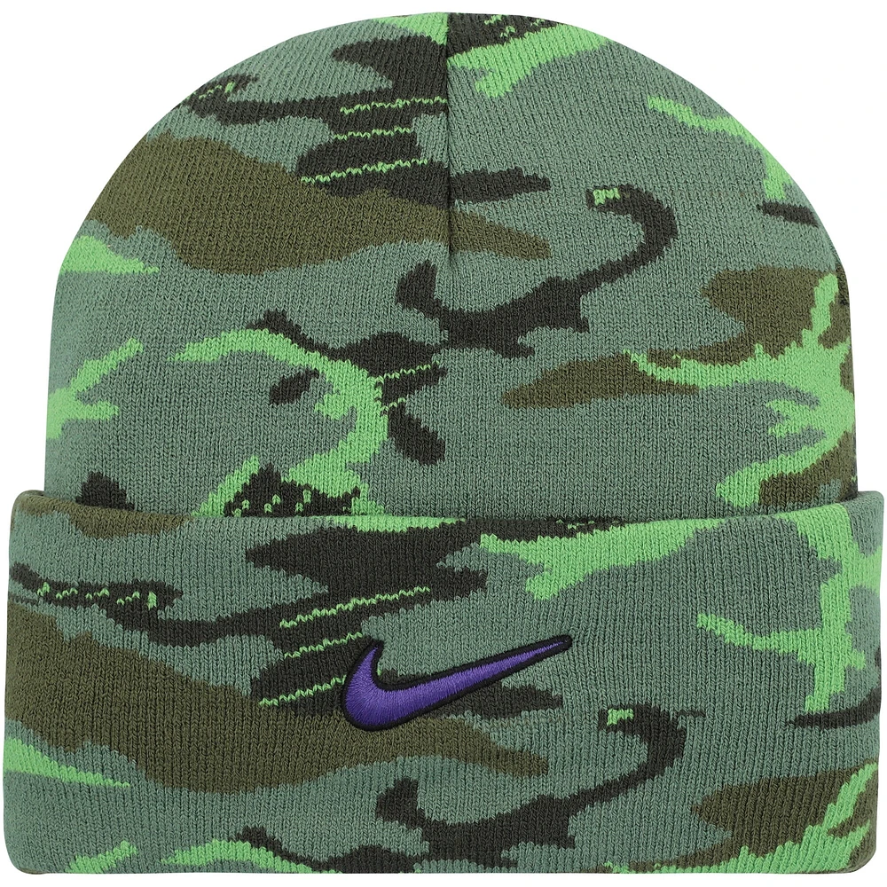 Men's Nike Camo Kansas State Wildcats Veterans Day Cuffed Knit Hat