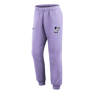 Pantalon de jogging en polaire Nike Lavender Kansas State Wildcats Club pour homme