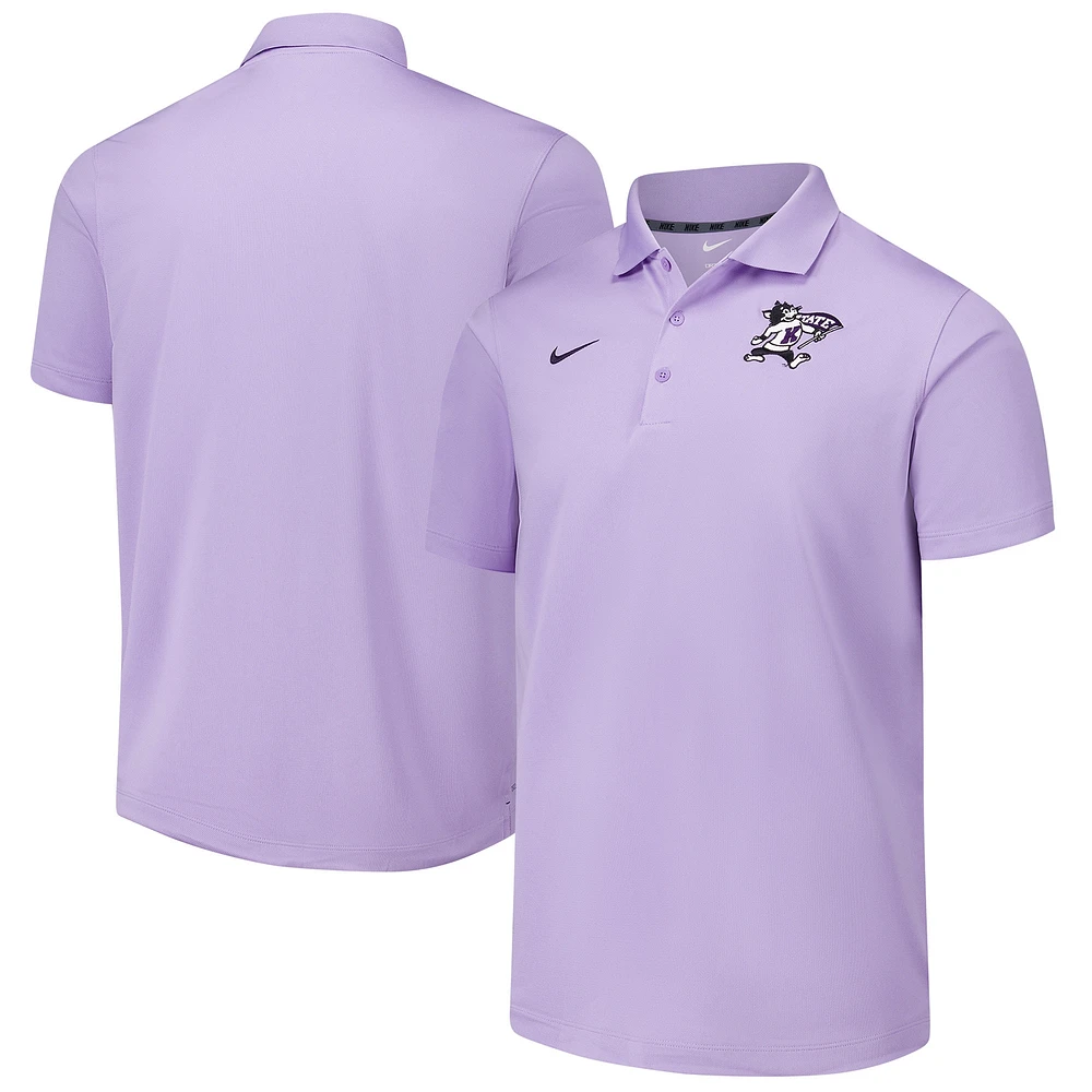 Polo universitaire Nike lavande Kansas State Wildcats pour homme