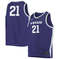 20 Kansas State Wildcats Nike Team Replica Basketball Jersey - White