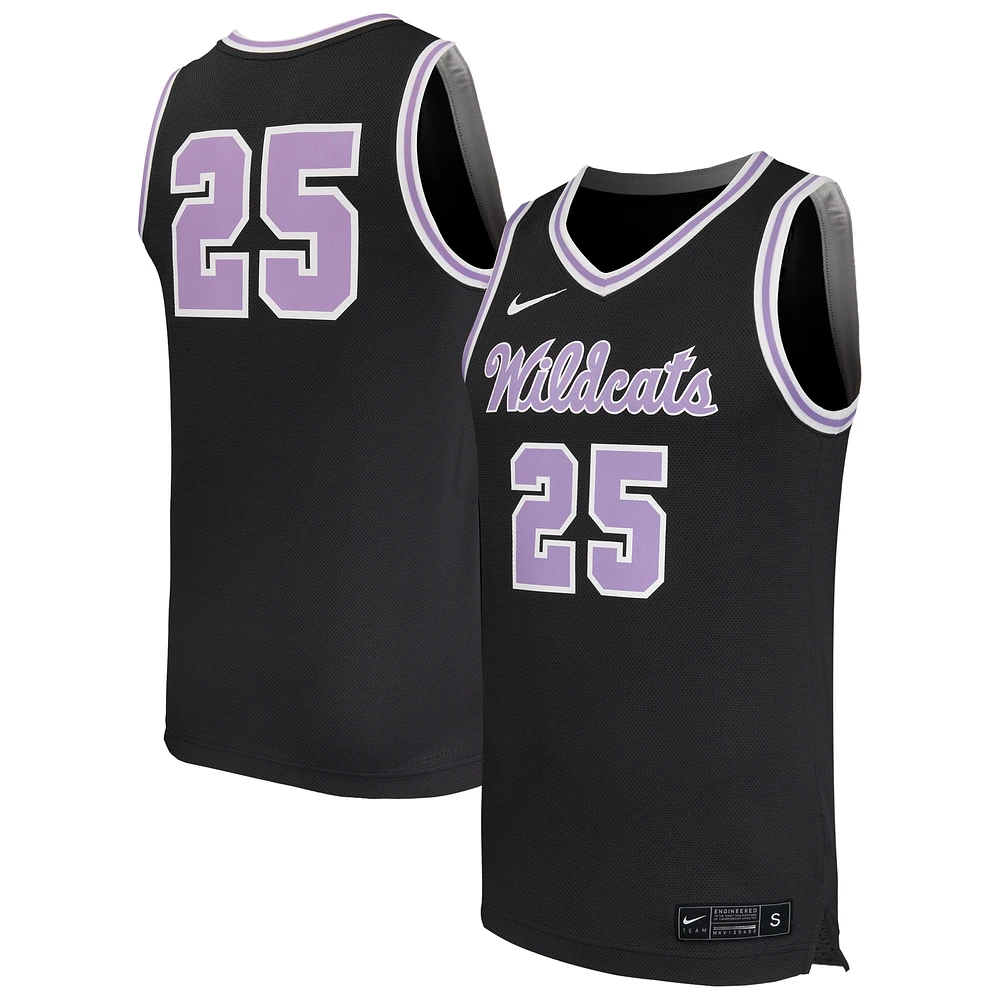 Men's Nike #25 Kansas State Wildcats Replica Basketball Jersey