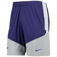 Men's Nike Purple/Gray Kansas State Wildcats Performance Player Shorts