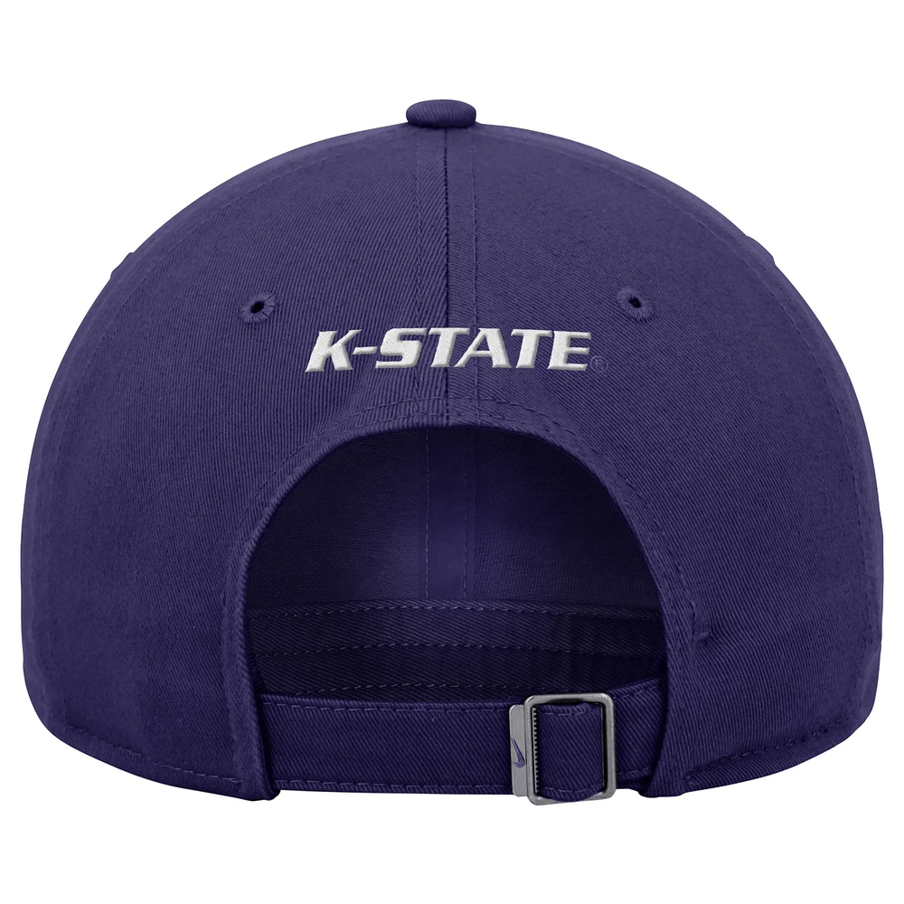 Men's Nike  Purple Kansas State Wildcats Club Adjustable Hat