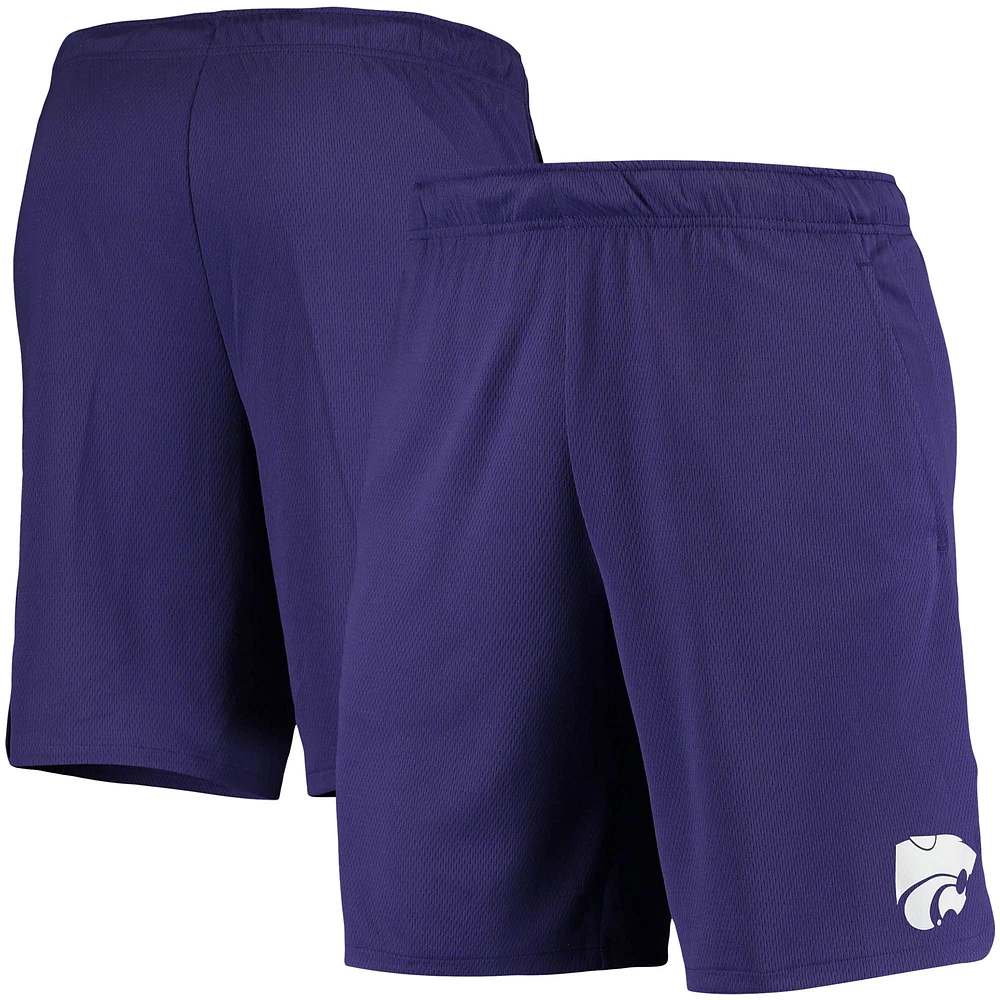 Short Nike Kansas State Wildcats Hype Performance violet pour homme