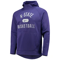 Men's Nike Purple Kansas State Wildcats Spotlight Raglan Pullover Hoodie