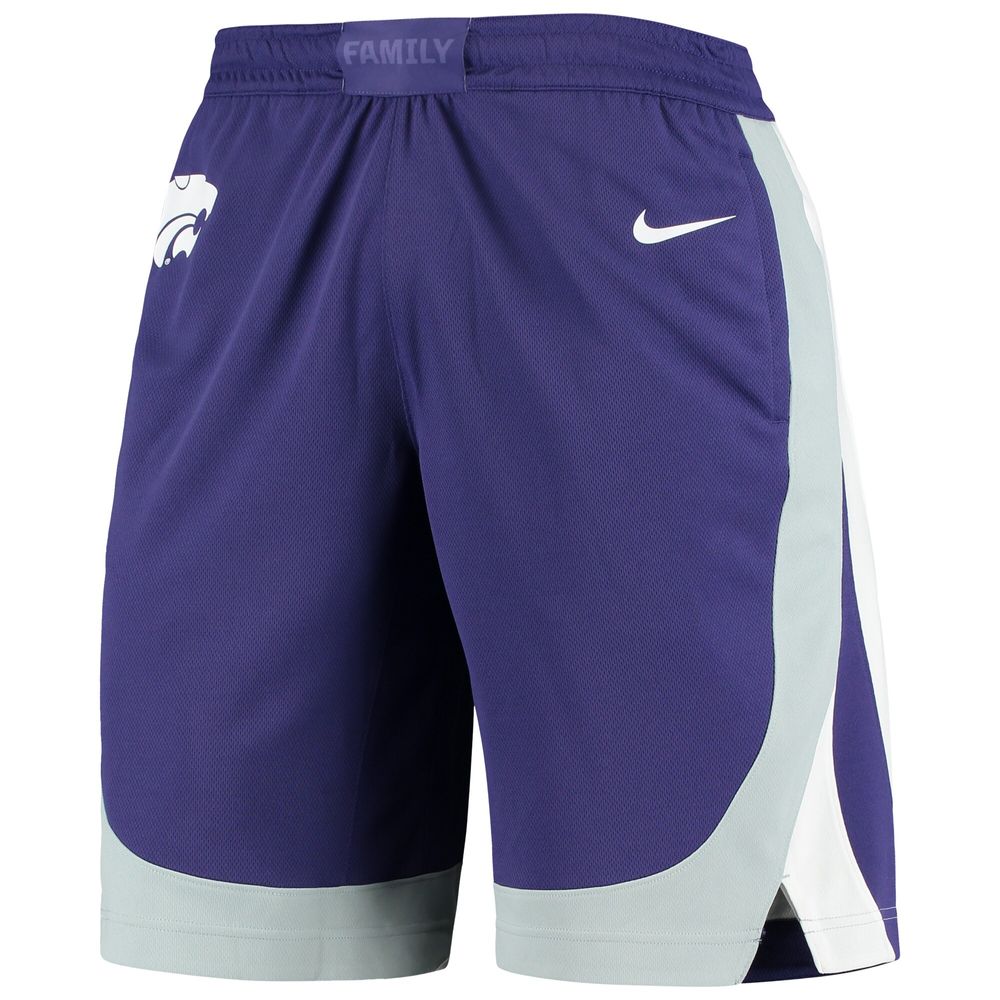 Men's Nike Purple Kansas State Wildcats Team Replica Basketball Shorts