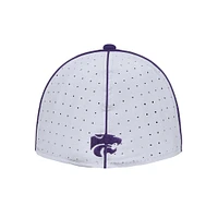 Casquette de baseball Nike blanche Kansas State Wildcats 2025 On-Field True Performance pour homme