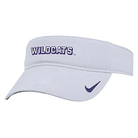 Visière ajustable Nike blanche Kansas State Wildcats 2025 On-Field Ace Performance pour homme