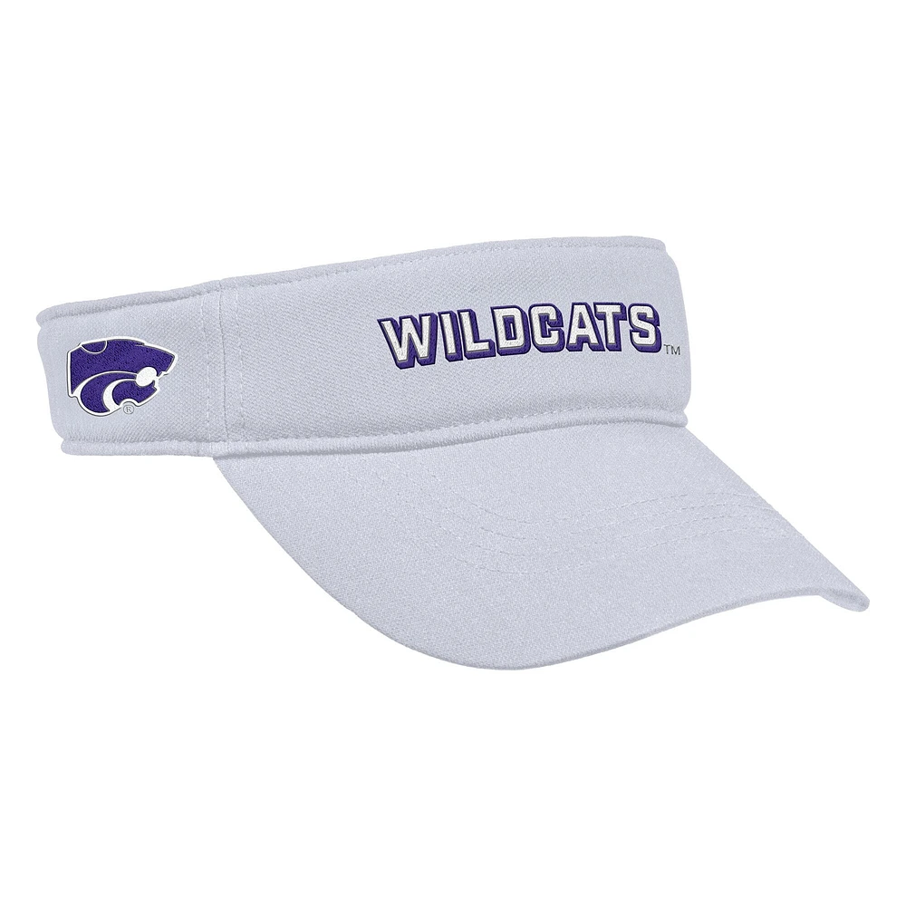 Visière ajustable Nike blanche Kansas State Wildcats 2025 On-Field Ace Performance pour homme