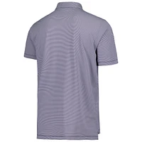 Polo Performance Peter Millar Purple State Wildcats Jubilee Stripe pour homme