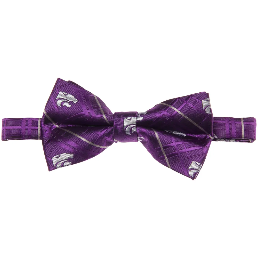 Men's Purple Kansas State Wildcats Oxford Bow Tie