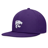 Men's Top of the World Purple Kansas State Wildcats Fundamental Snapback Hat