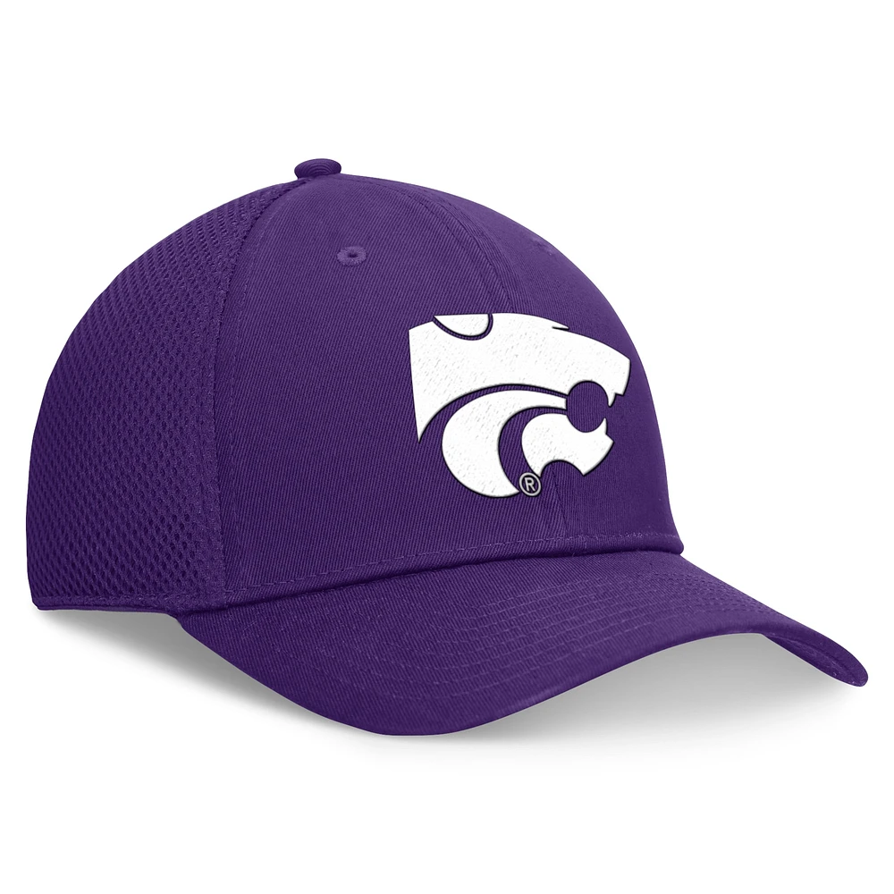 Men's Top of the World Purple Kansas State Wildcats Spacer Flex Hat