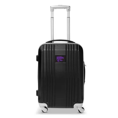 Kansas State Wildcats MOJO 21" Hardcase Two-Tone Spinner Carry-On - Black