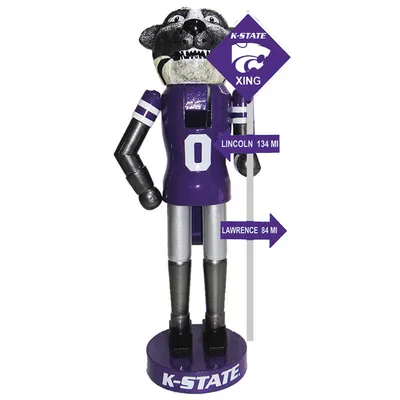 Kansas State Wildcats 12'' Rivalry Nutcracker - Purple/Gray