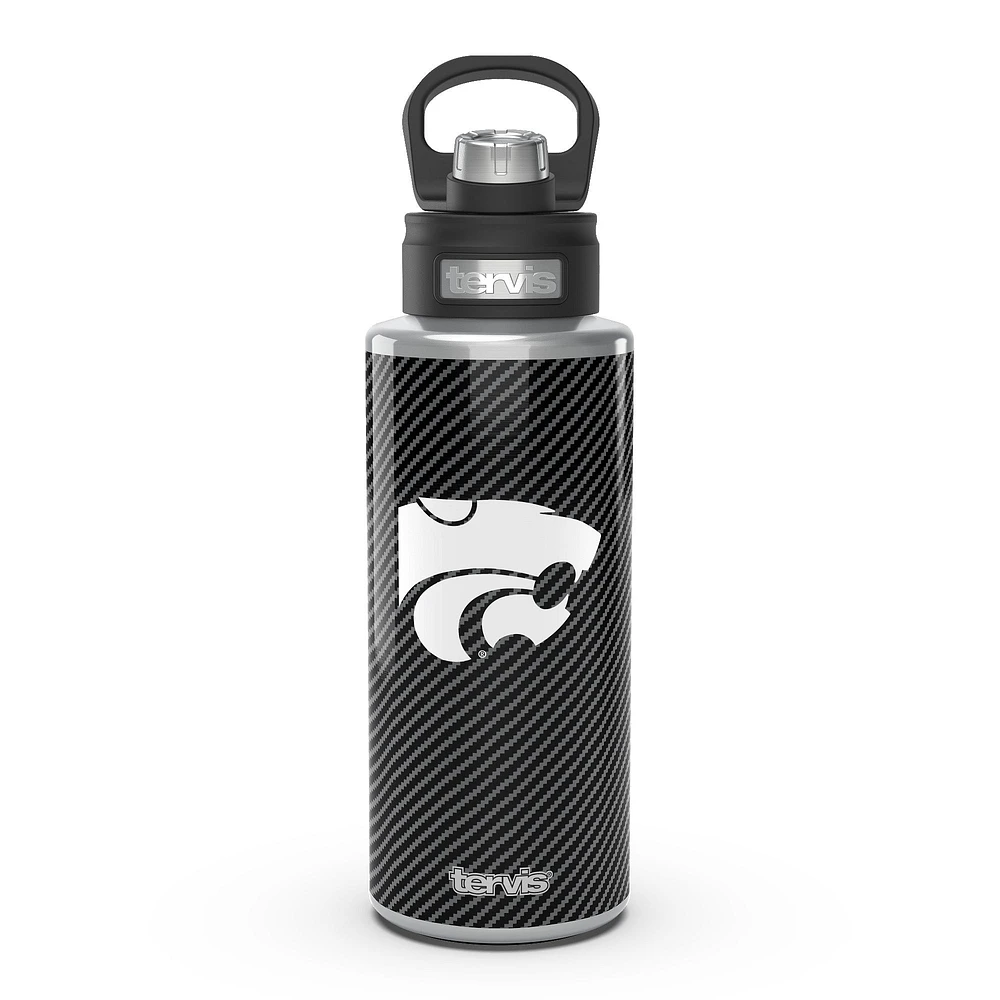 Tervis Kansas State Wildcats 32oz. Bouteille d'eau à large goulot en fibre de carbone