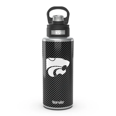 Tervis Kansas State Wildcats 32oz. Carbon Fiber Wide Mouth Water Bottle