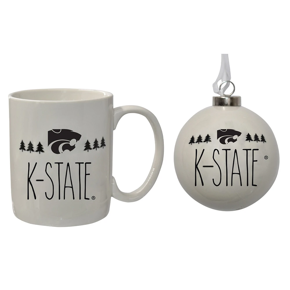 The Memory Company Kansas State Wildcats Holiday Ornament & Mug Set