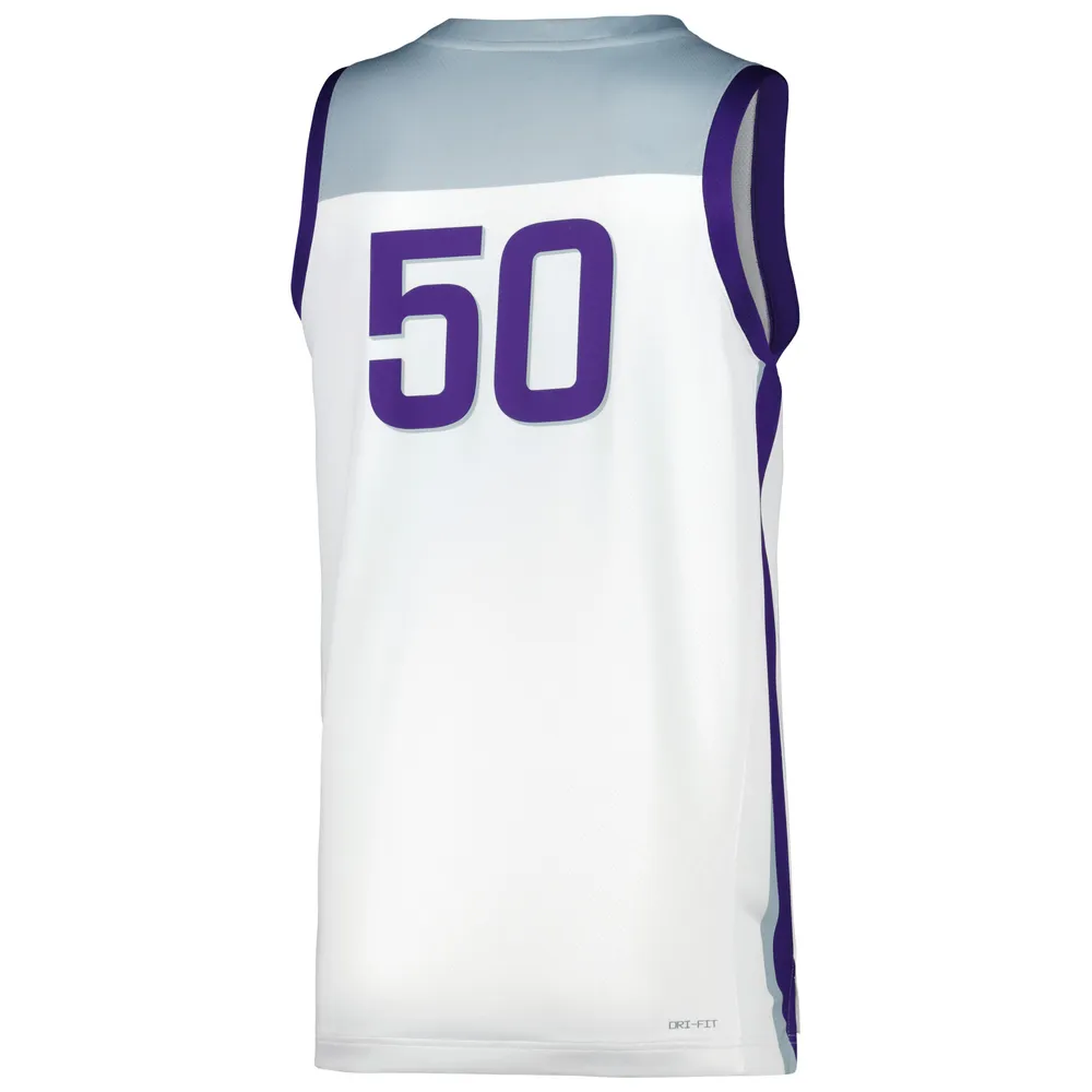 Unisex Nike White Kansas State Wildcats Replica Basketball Jersey