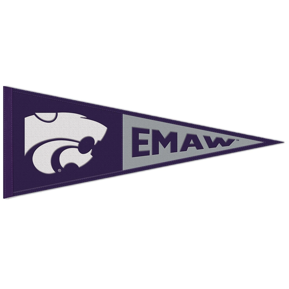 Fanion à slogan WinCraft Kansas State Wildcats 13" x 32"