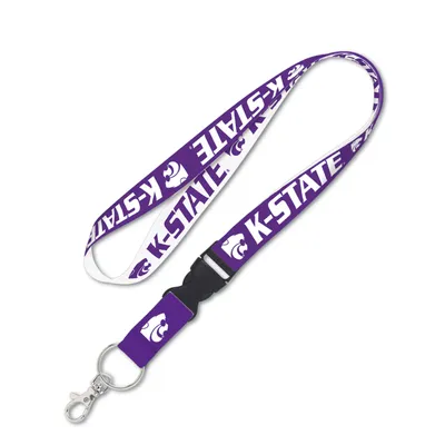 Kansas State Wildcats WinCraft Reversible Lanyard with Detachable Buckle - White