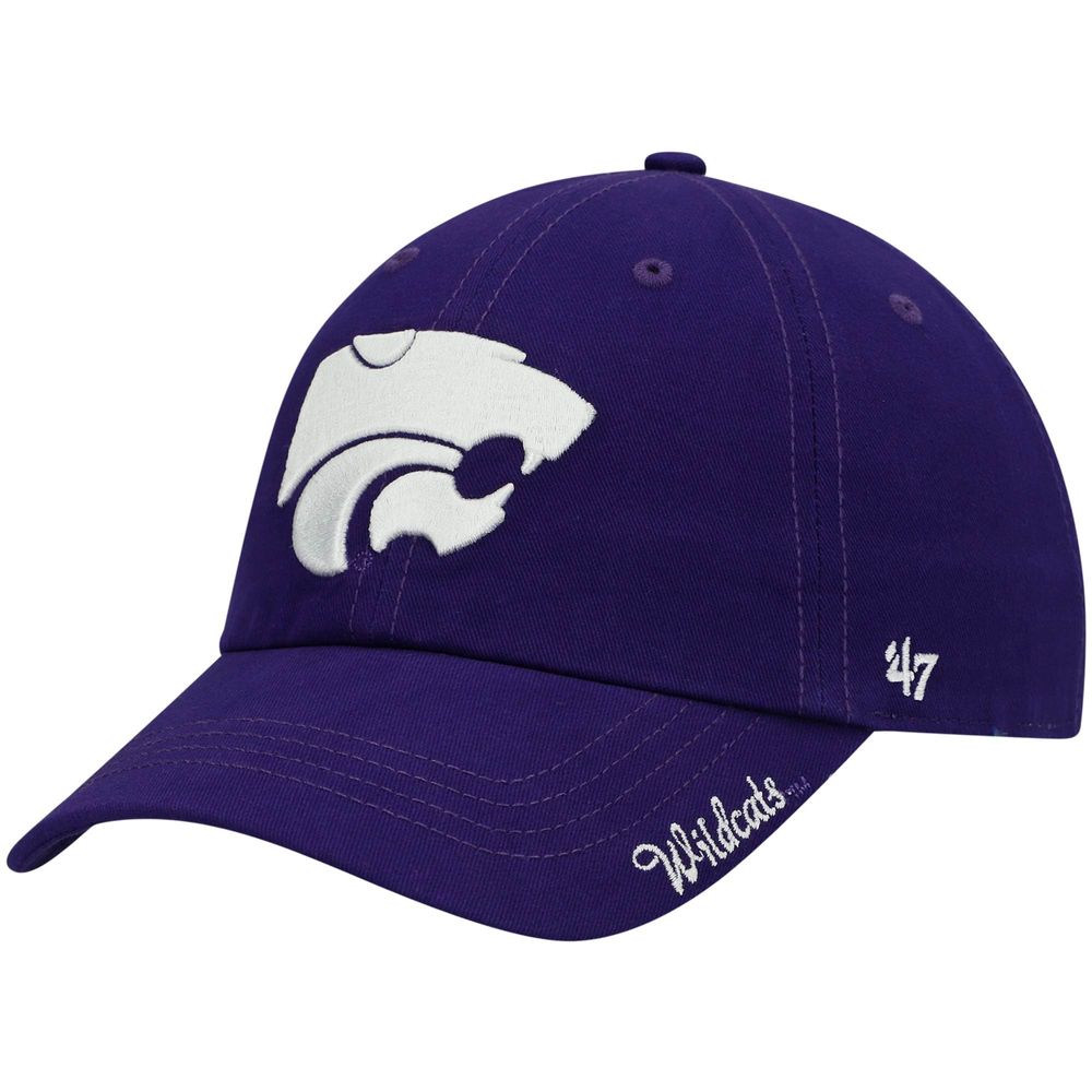 Women's '47 Purple Kansas State Wildcats Miata Clean Up Logo Adjustable Hat