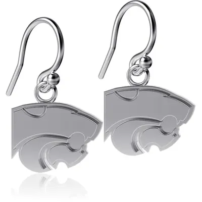 Kansas State Wildcats Dayna Designs Women's Silver Dangle Earrings