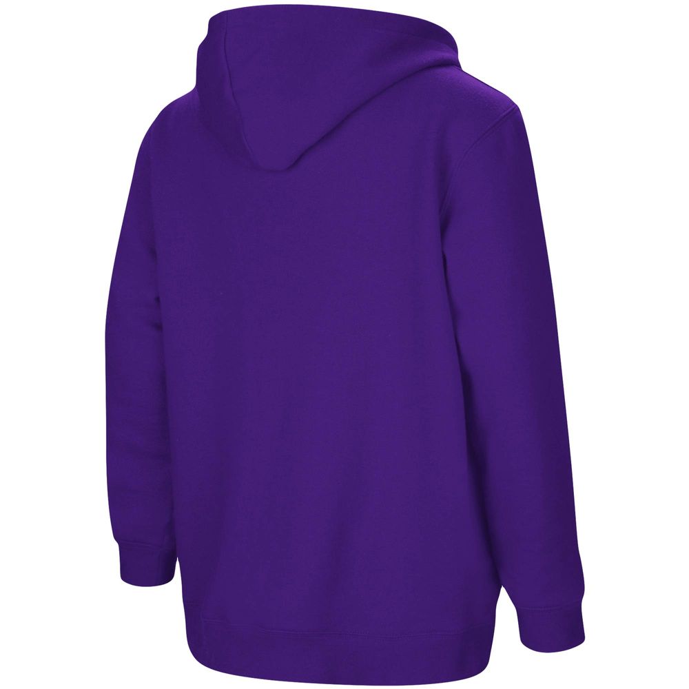 Youth Colosseum Purple Kansas State Wildcats 2-Hit Team Pullover Hoodie