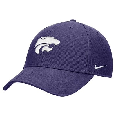 Youth Nike Purple Kansas State Wildcats 2024 Sideline Club Adjustable Hat