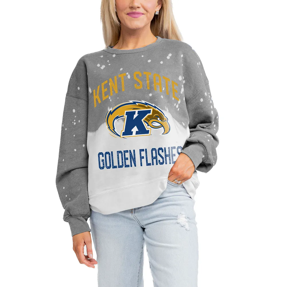 Lids Kent State Golden Flashes Gameday Couture Women's Twice As Nice Faded  Crewneck Sweatshirt - Gray