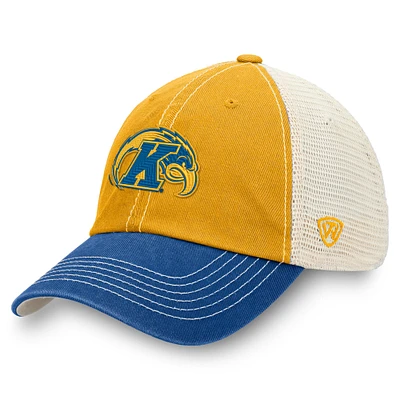 Youth Top of the World  Gold Kent State Golden Flashes Offroad Adjustable Hat