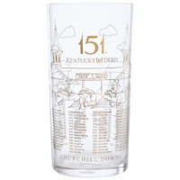 151st Kentucky Derby 24K Limited Edition Gold Mint Julep Glass