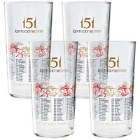 151st Kentucky Derby 4-Pack Mint Julep Glass Set