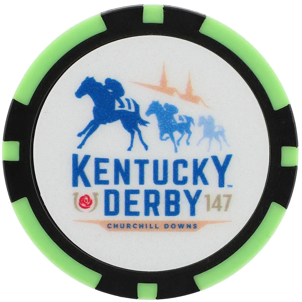 Jeton de poker Ahead Green Kentucky Derby 147