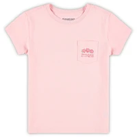 Girls Preschool Vineyard Vines  Pink Kentucky Derby Distressed Run for the Roses T-Shirt