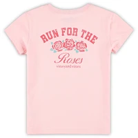Girls Preschool Vineyard Vines  Pink Kentucky Derby Distressed Run for the Roses T-Shirt